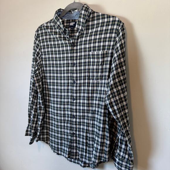 Land's End XXL Lightweight Coastal Flannel Plaid - Picture 6 of 11